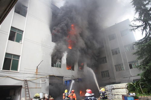 義烏塑料制品廠突發(fā)大火，現(xiàn)場濃煙滾滾如焦炭